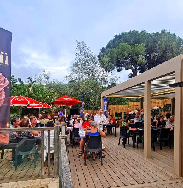 terrasse du restaurant